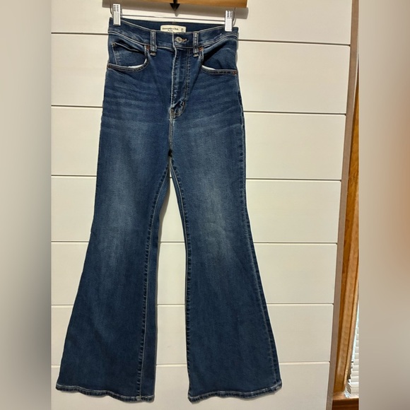 Abercrombie and fitch the flare high rise size 25/0 inseam 29” - Picture 9 of 12